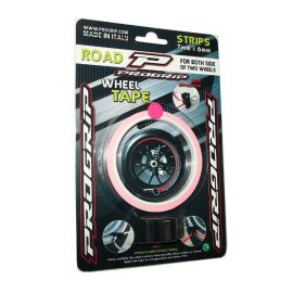 Liseret / Sticker Jante - 7mm Rose Fluo ProGrip avec applicateur