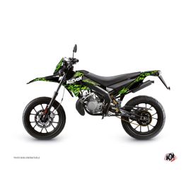 Kit Deco Derbi DRD Xtreme à partir de 2010 - Kutvek Predator Noir / Vert