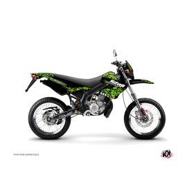 Kit Deco Derbi DRD Xtreme XRace avant 2010 - Kutvek Predator Noir / Vert
