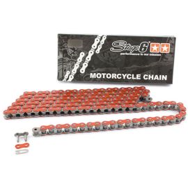Chaîne 420 - 140 maillons - Stage6 HQ Orange Anodisé