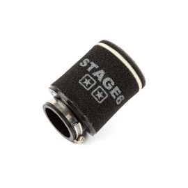 Filtre à air 70mm - Stage6 Big Racing Small Double-mousse Rond Noir