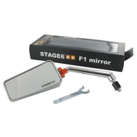 Rétroviseur Gauche 8mm - Stage6 F1 SSP Chromé