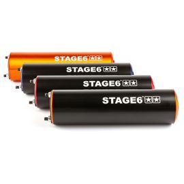 Silencieux de pot Mécaboîte  - Stage6 Passage Gauche Noir / Bleu / Orange / Rouge