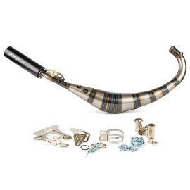 Pot Passage Bas AM6 Derbi Senda 50 / 88cc - Streetrace CNC Noir Stage6