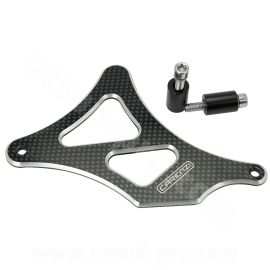 Cache Pignon Aluminium AM6 - Carenzi Look Carbone