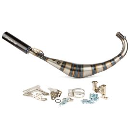 Pot Passage Bas AM6 Derbi Senda 50 / 88cc - Streetrace CNC Noir / Bleu Stage6