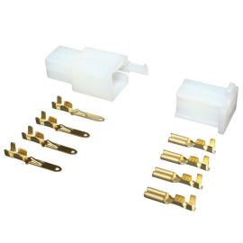 Kit 8 Cosse électrique / Conecteur Mâles / Femmelle - Blanc
