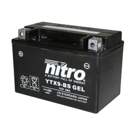 Batterie 12V 8 Ah NTX9 SLA / YTX9-BS - Nitro Prêt à l'emploi / Sans entretien +G