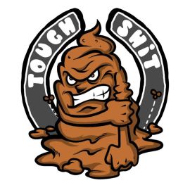 Autocollant / Sticker - LETHAL THREAT Mini Tough Shit 6 x 8cm