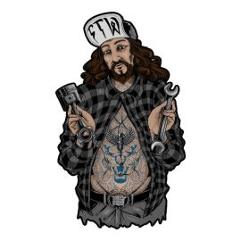 Autocollant / Sticker - LETHAL THREAT Mini Lord Of Speed 6 x 8cm