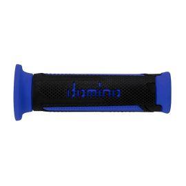 Poignées de Guidon - Domino Maxiscooter On Road Open End A350 Bleu / Gris Anthracite