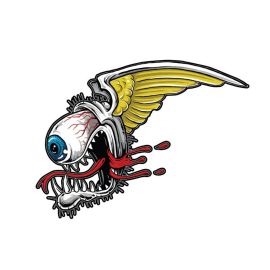 Autocollant / Sticker - LETHAL THREAT Mini Hot EyeBall Monster 6 x 8cm