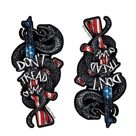 Autocollant / Sticker - LETHAL THREAT Mini Dont' Trad On Me 6 x 8cm