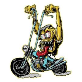 Autocollant / Sticker - LETHAL THREAT Mini Biker Monster 6 x 8cm