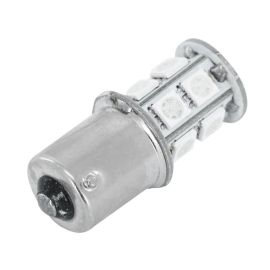 Ampoule / Leds 12V 3.3W BA15S 8000/10000K 13SMD - Rouge Brillant Replay 