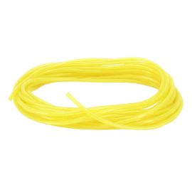 Durite Essence / Huile Flexible - Diamètre 3 x 6mm Jaune Transparent