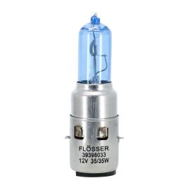 Ampoule Halogène 12V 35/35W BA20D - Performance H6 Bleu FLOSSER 
