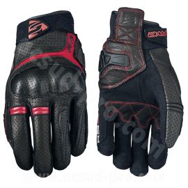 Gants Moto - FIVE RS2 Mi saison / été Noir / Rouge