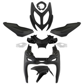 Kit Carénages / Carrosserie MBK Nitro YAMAHA Aerox à partir de 2013 - Noir Mat 9 Pièces