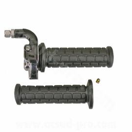 Poignée Gaz Tirage 90° - Targa M84 Métal Chromé / Noir