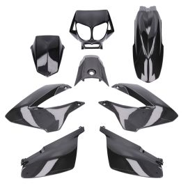 Kit Carénages Derbi Senda avant 2011 - 8 pièces à peindre / Blanc / Bleu / Gris / Noir / Orange / Rouge