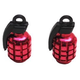 Bouchon de Valve Grenade - Rouge
