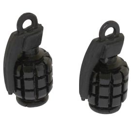 Bouchon de Valve Grenade - Noir