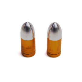 Bouchon de Valve Obus - Chromé / Or