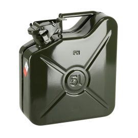 Jerrycan / Bidon Essence 5L Métal Vert Armée Type US - Pressol