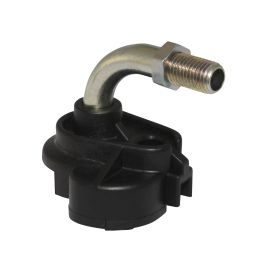 Couvercle de Boisseau Carburateur PHVA - Dellorto sortie gaz coudée 90°