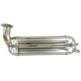 Pot Peugeot 103 SP MVL - Long Chromé Fixation à Bride