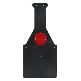 Support de plaque / bavette avec feu arrière Rouge - RSM Type Enduro