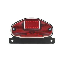 Feu arrière / support de plaque - RSM Noir / Rouge