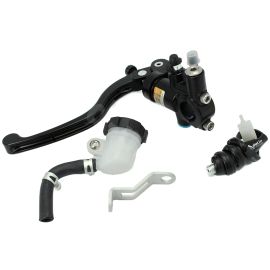 Maître cylindre de Frein Arrière Universel Radial - OPM Noir avec levier réglable et bocal séparé