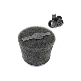 Filtre à air CP / PWK - Marchald Power Filter 46mm à 62mm droit / coudé 25 degrés L 105mm Noir