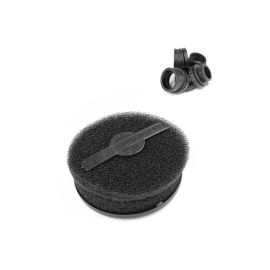 Filtre à air CP / PWK - Marchald Power Filter 46mm à 62mm droit / coudé 25 degrés L 65mm Noir