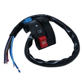 Commodo / Interrupteur Gauche MBK 51 - Type origine CEV avec arrêt moteur / klaxon / lumière