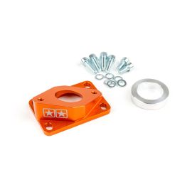 Support Incliné Pipe Admission AM6 Derbi PWK 19mm à 28mm - High Flow Ellipse Orange Stage6 R/T