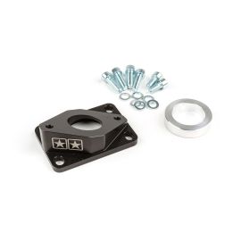 Support Incliné Pipe Admission AM6 Derbi PWK 19mm à 28mm - High Flow Ellipse Noir Stage6 R/T