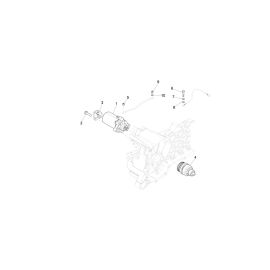 Démarreur électrique Piaggio ZIP Liberty i-Get Vespa Primavera Sprint 4T - Origine Piaggio