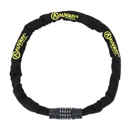 Antivol Chaîne à serrure à combinaison intégrée - AUVRAY 1.20m