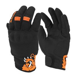 Gants Moto - Malossi M-Gloves Printemps / été - Noir / Orange