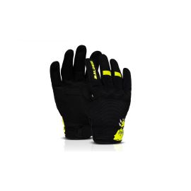 Gants Moto - Malossi M-Gloves Printemps / été - Noir / Jaune