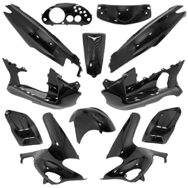 Kit Carénages / Carrosserie GILERA Runner de 1997 à 2005 - Noir brillant 12 pièces