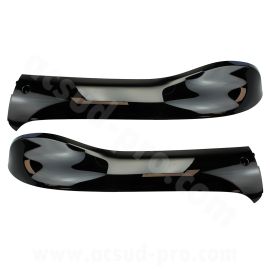 Bas de caisse Droit + Gauche SYM Fiddle 2 4T 2011 à 2021 - Noir Brillant