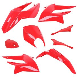 Kit Carénages Derbi Senda DRD à partir de 2011 - 8 pièces Rouge brillant