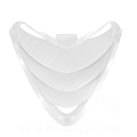 Face avant supérieure / Grille de radiateur Piaggio Zip SP - Blanc / Noir Brillant TNT