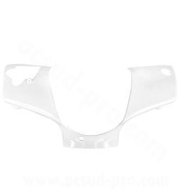 Couvre Guidon Piaggio Zip 2T / 4T - Blanc / Noir Brillant TNT