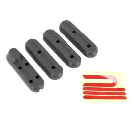 Cache / Catadioptre de Vis de roue avant / arrière Trottinette électrique Xiaomi M365 / Pro - Noir Lot de 4