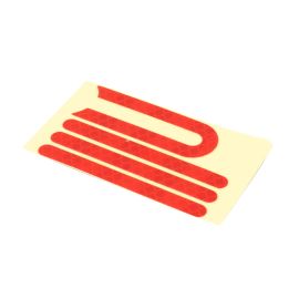 Autocollant / Sticker de cache de vis de roue avant / arrière Trottinette électrique Xiaomi M365 / Pro - Rouge